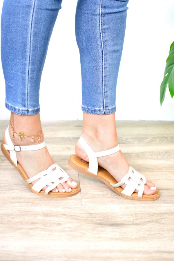 Sandalia Dagmar Blanco - Imagen 2