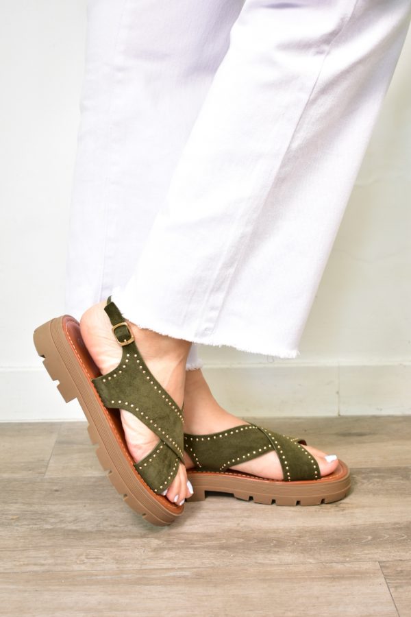 Sandalia Emilia Verde