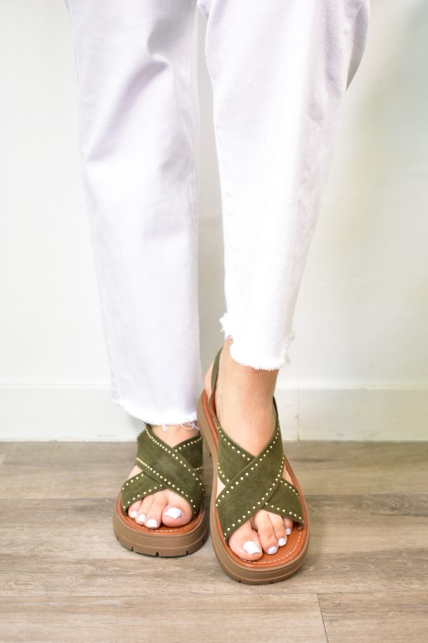 Sandalia Emilia Verde - Imagen 2
