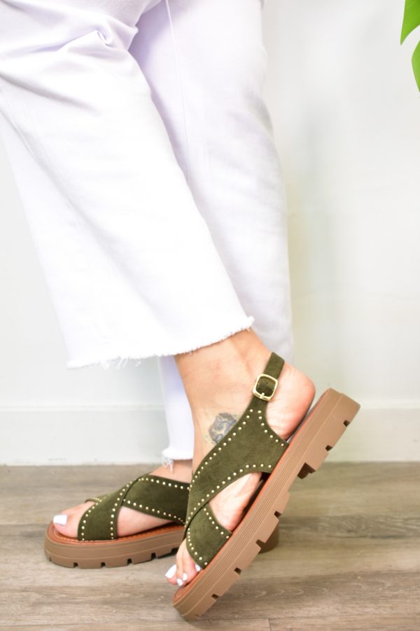 Sandalia Emilia Verde - Imagen 3