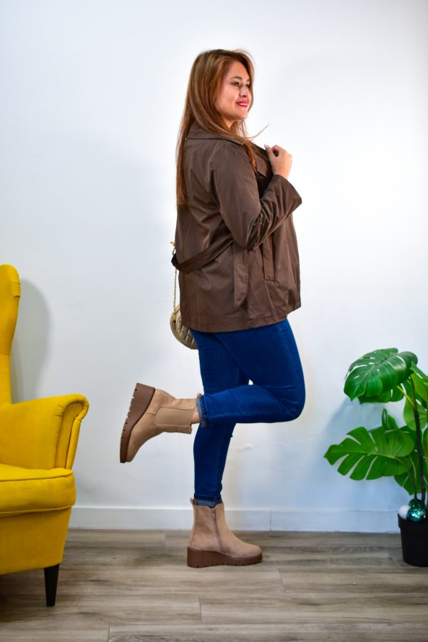 Gabardina Manuela Camel