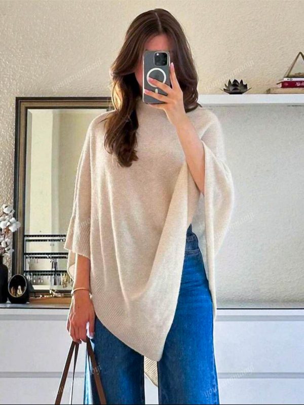Poncho Coty Beige