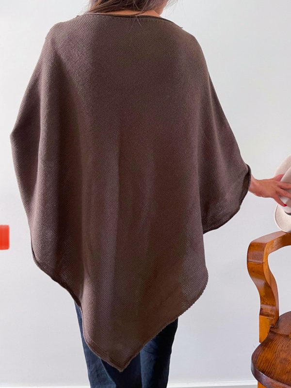 Poncho Coty Camel