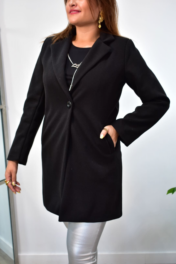 Abrigo Negro Valentina